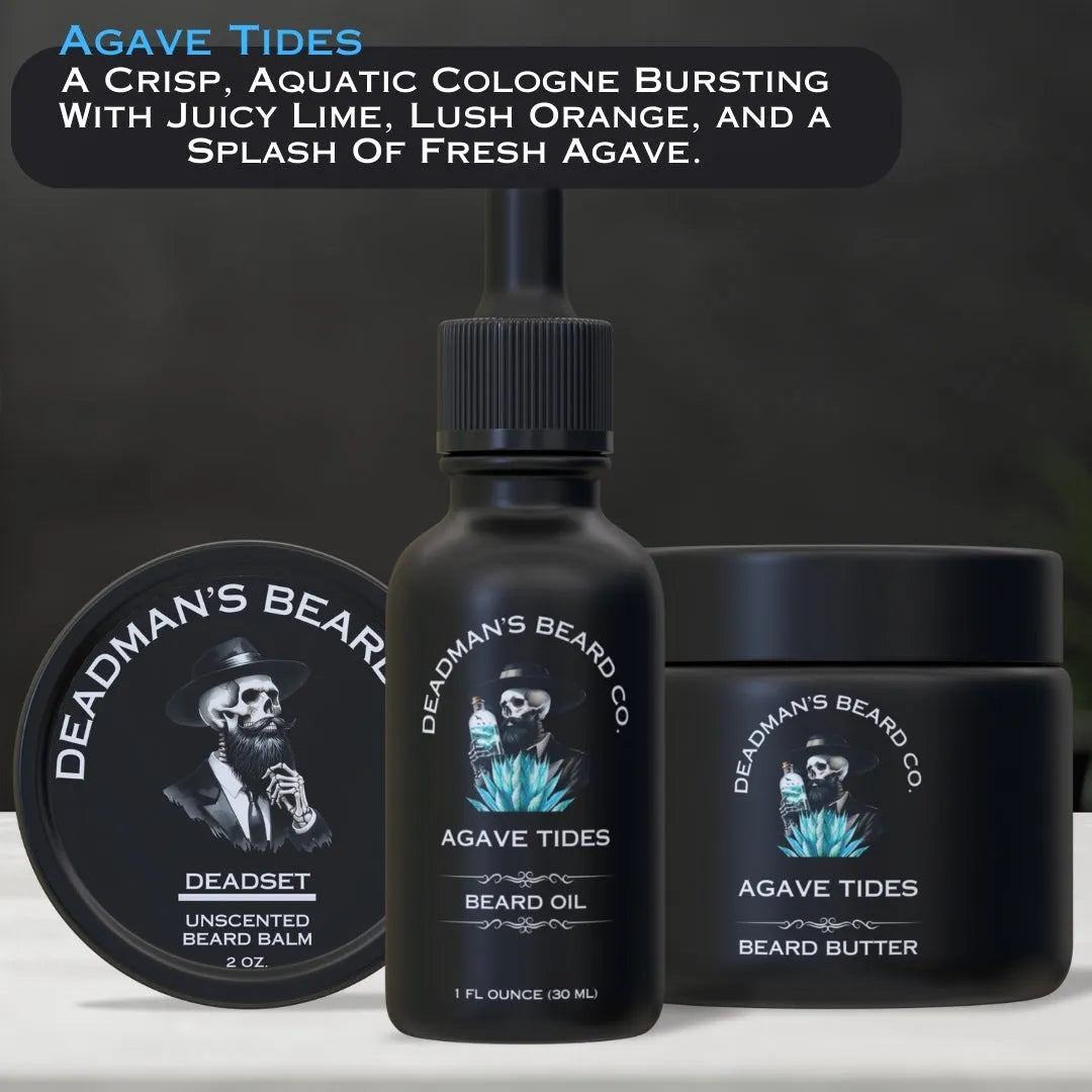 Beard Oil, Butter & Deadset Balm Combo Kit