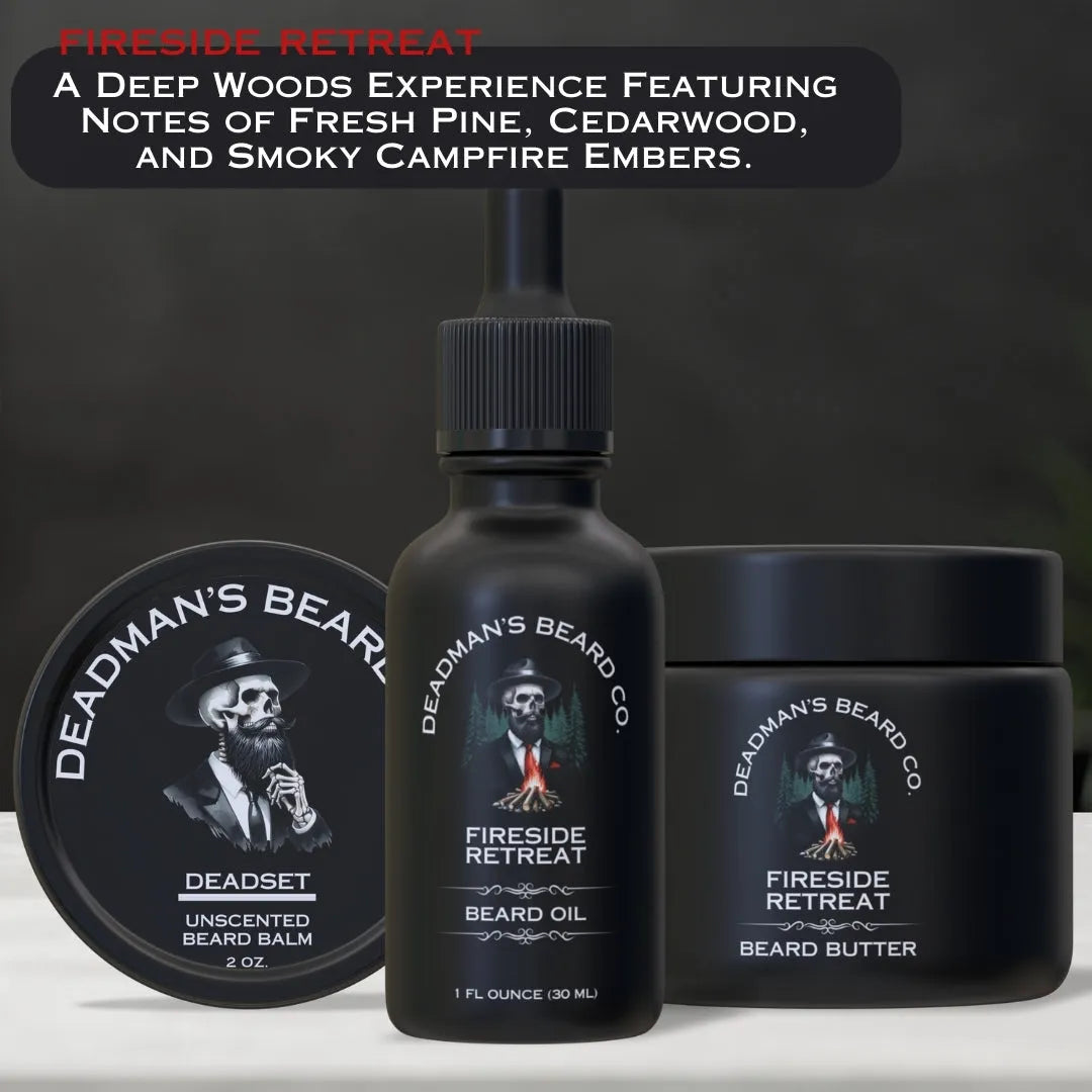 Beard Oil, Butter & Deadset Balm Combo Kit