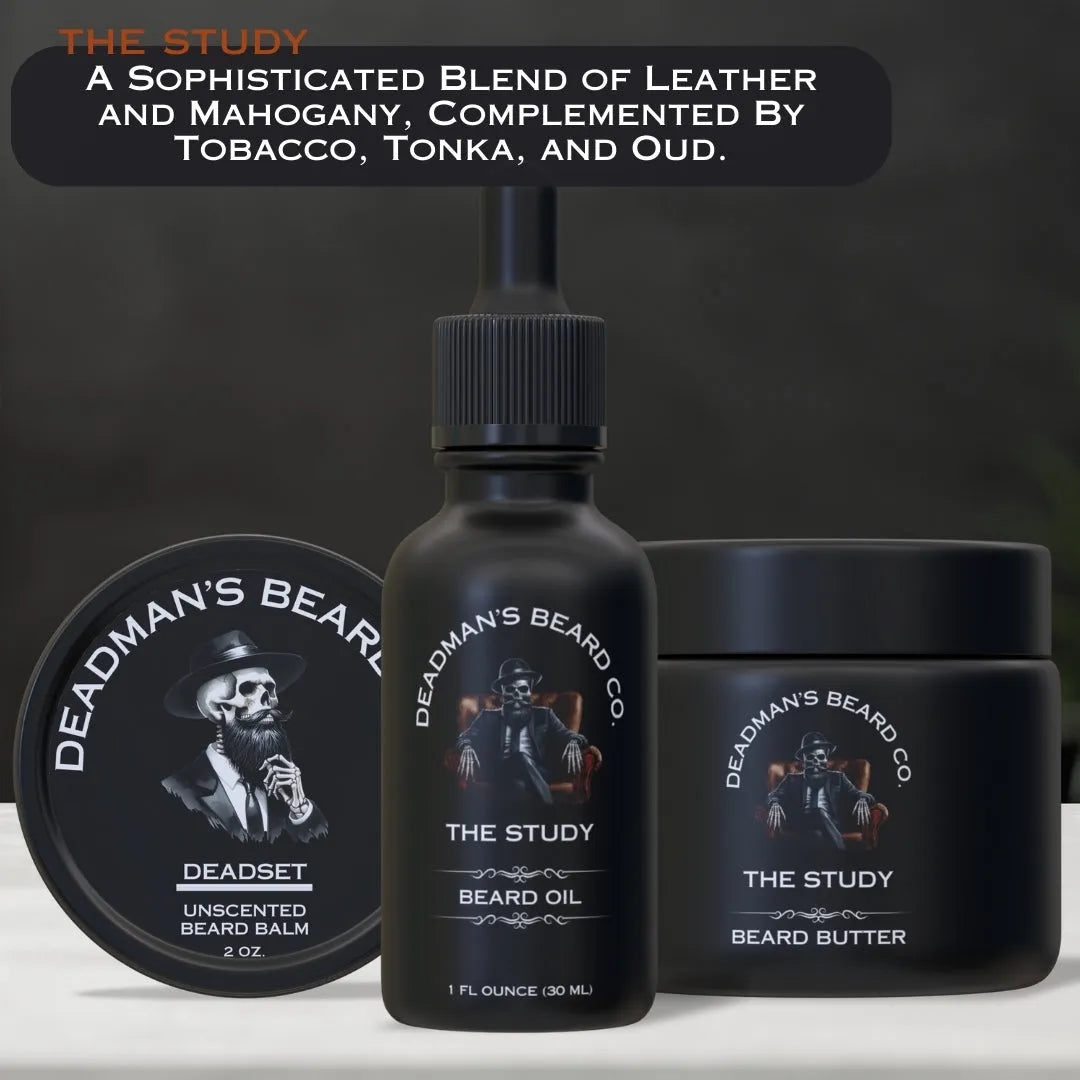 Beard Oil, Butter & Deadset Balm Combo Kit