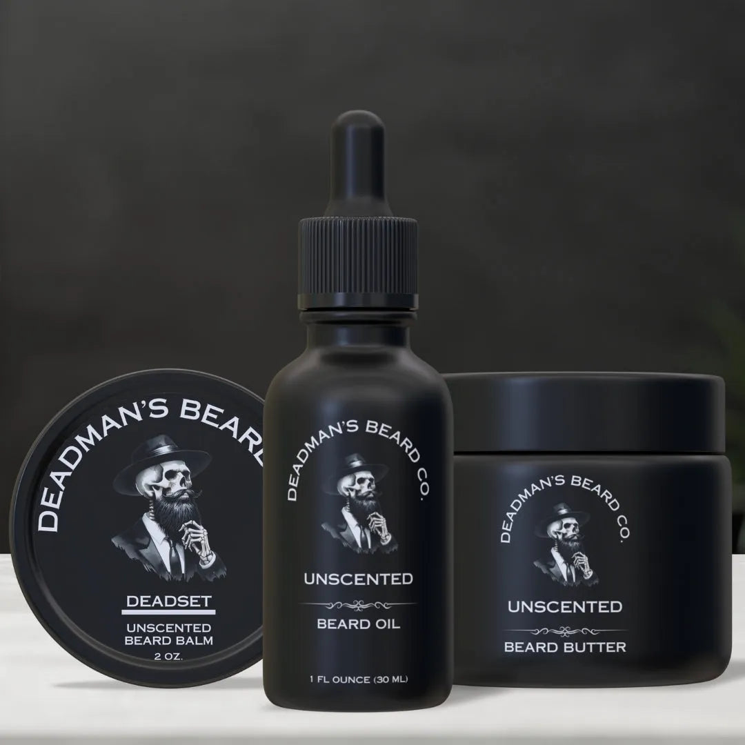 Beard Oil, Butter & Deadset Balm Combo Kit