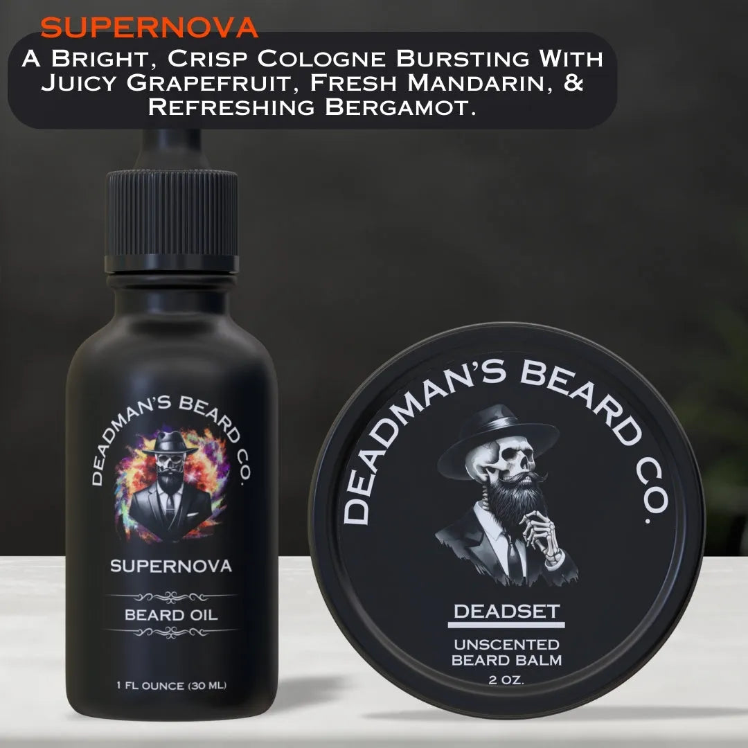 Beard Oil & Deadset Beard Balm Combo