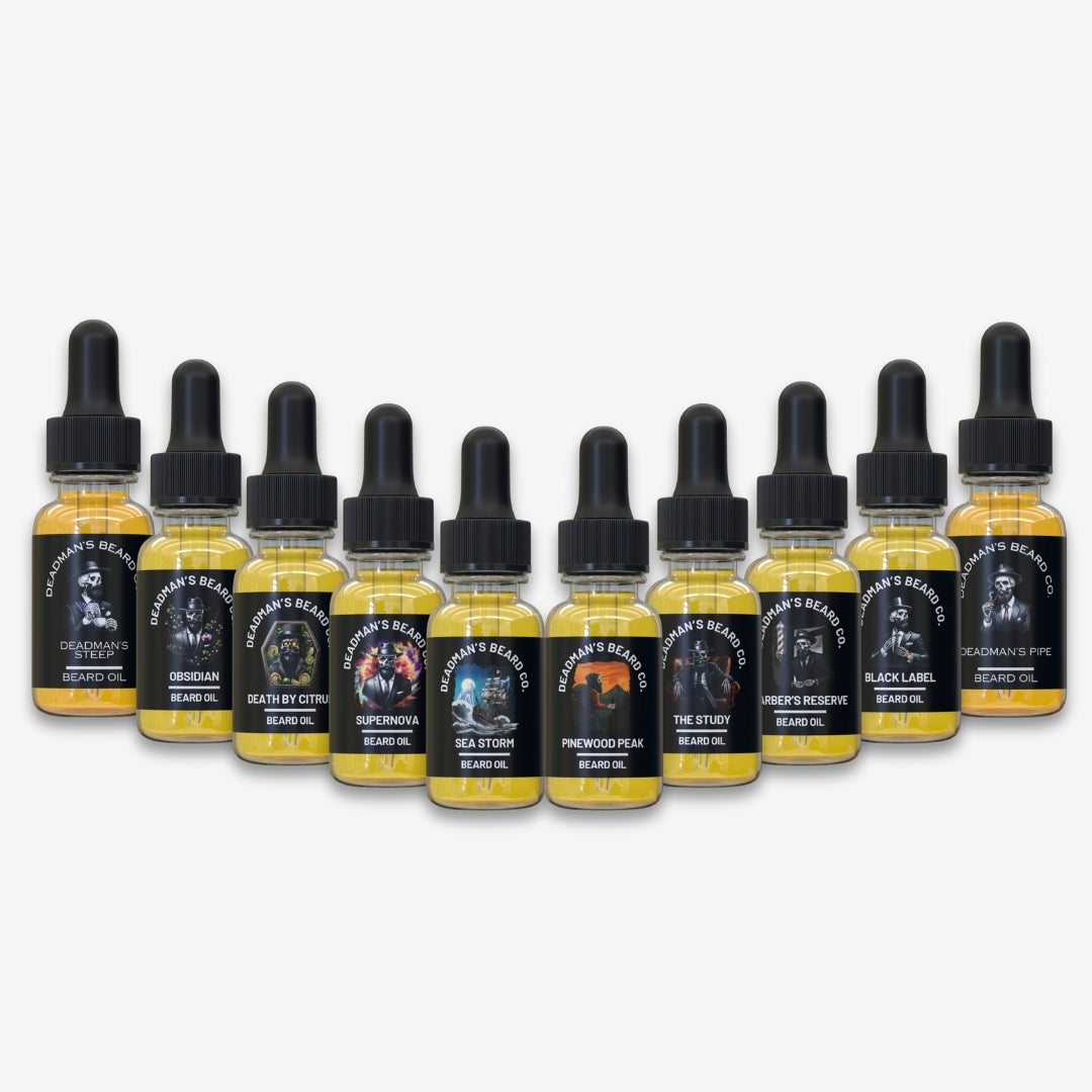 10 Piece 'Not So Mini' Beard Oil Samples