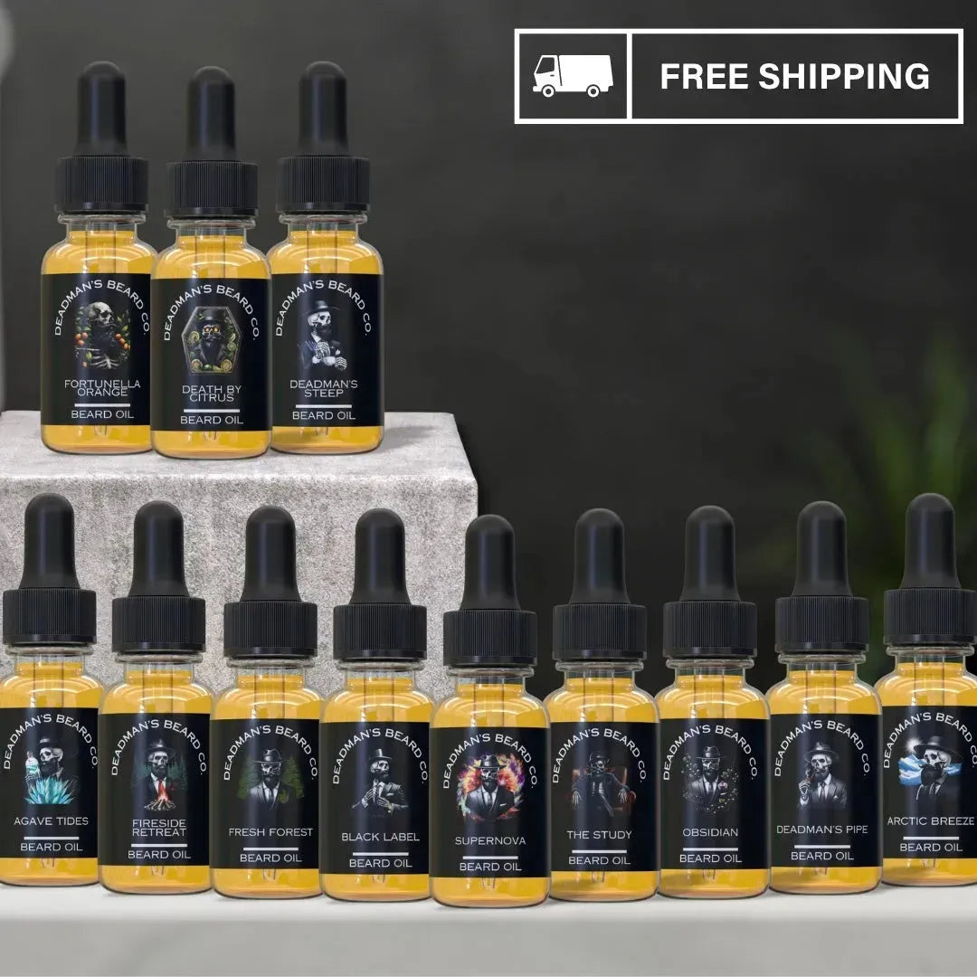 12 Piece 'Not So Mini' Minis - Sample Pack Beard Oil Kit - Deadman's Beard Co.