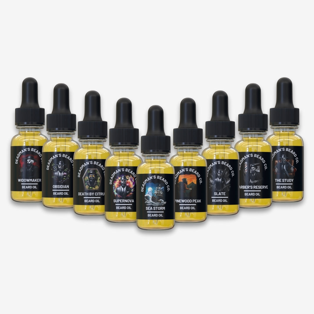 9 Piece 'Not So Mini' Beard Oil Samples