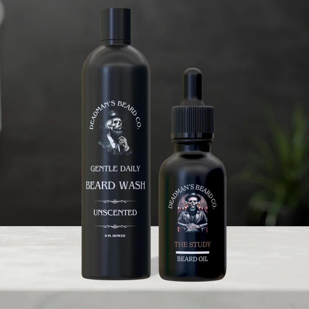 Kit para barba suave Ultimate de Deadman: ¡el aroma del lavado se elige al finalizar la compra!