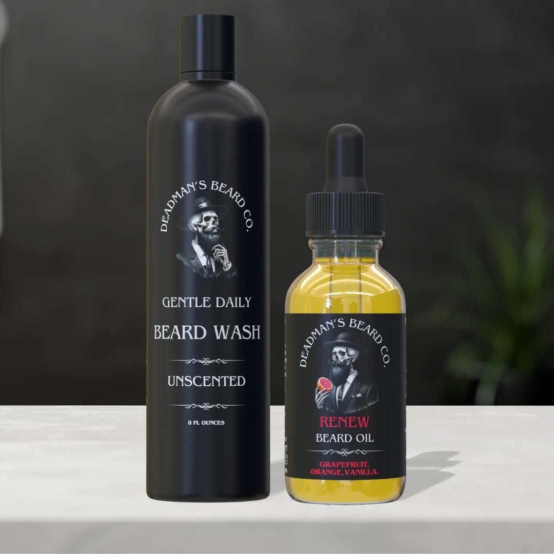 Kit de barbe douce ultime de Deadman - Parfum de lavage choisi à la caisse !