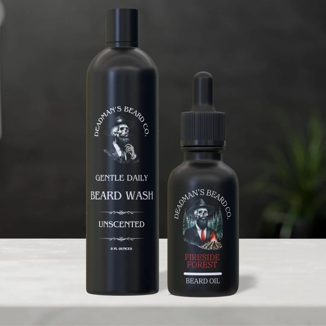 Kit para barba suave Ultimate de Deadman: ¡el aroma del lavado se elige al finalizar la compra!