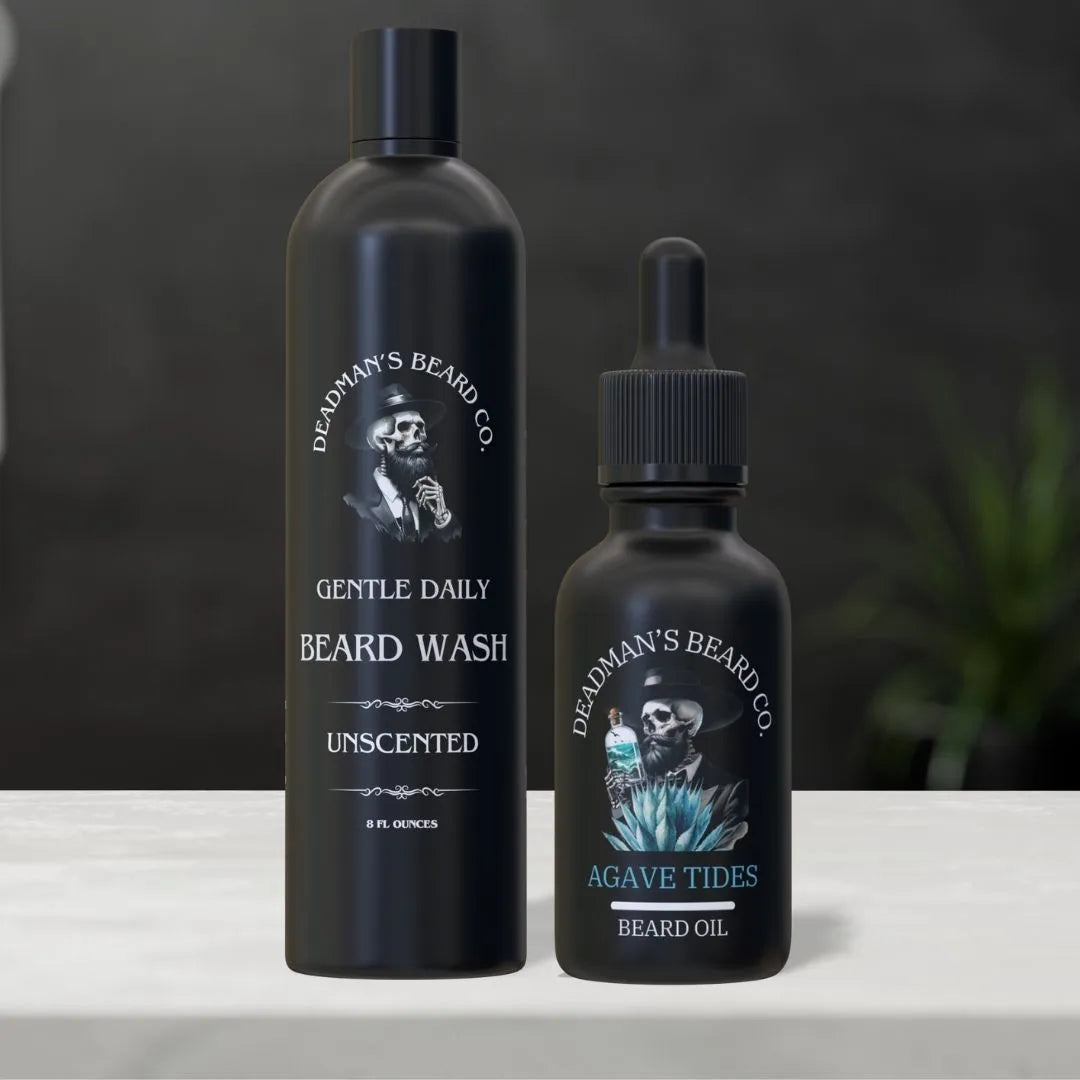 Kit de barbe douce ultime de Deadman - Parfum de lavage choisi à la caisse !