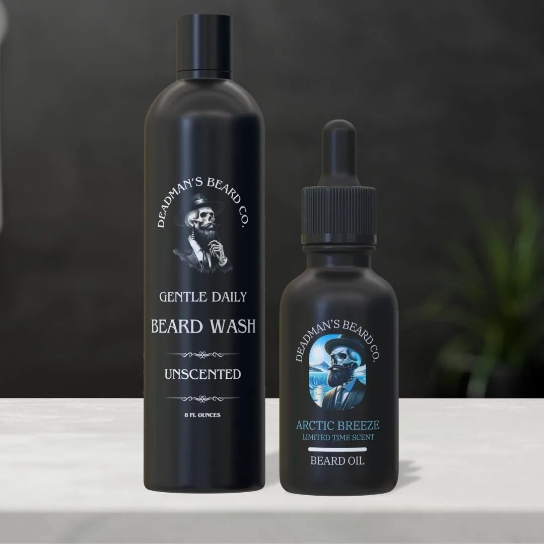 Kit de barbe douce ultime de Deadman - Parfum de lavage choisi à la caisse !