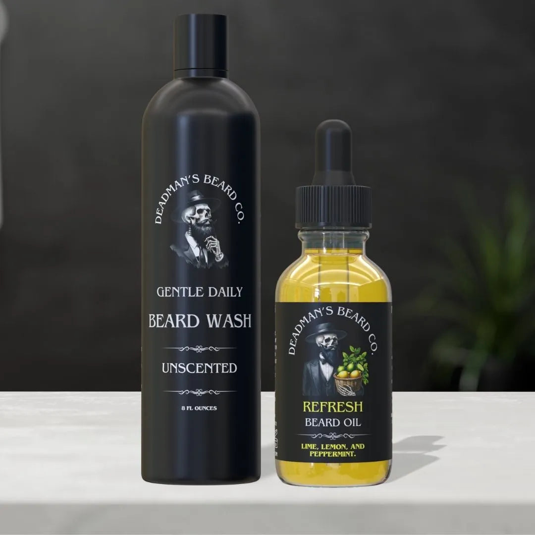 Kit para barba suave Ultimate de Deadman: ¡el aroma del lavado se elige al finalizar la compra!