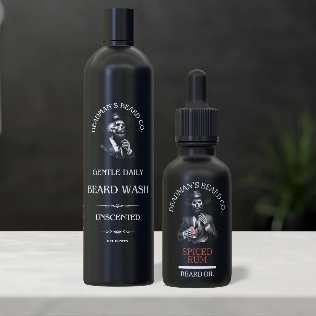 Kit para barba suave Ultimate de Deadman: ¡el aroma del lavado se elige al finalizar la compra!