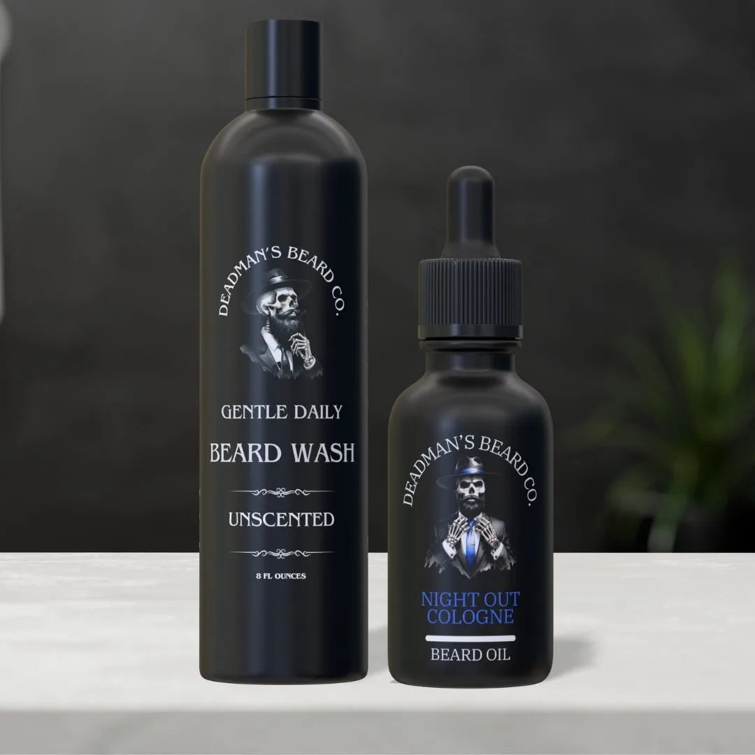 Kit de barbe douce ultime de Deadman - Parfum de lavage choisi à la caisse !