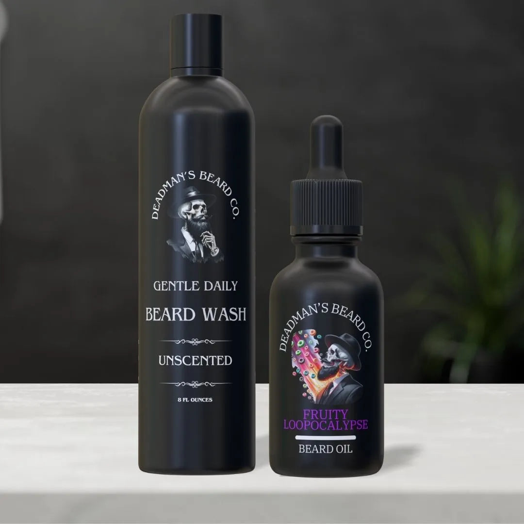 Kit para barba suave Ultimate de Deadman: ¡el aroma del lavado se elige al finalizar la compra!