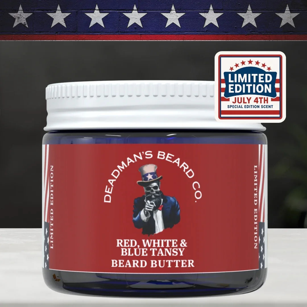 Red, White & Blue Tansy Beard Oil - LE