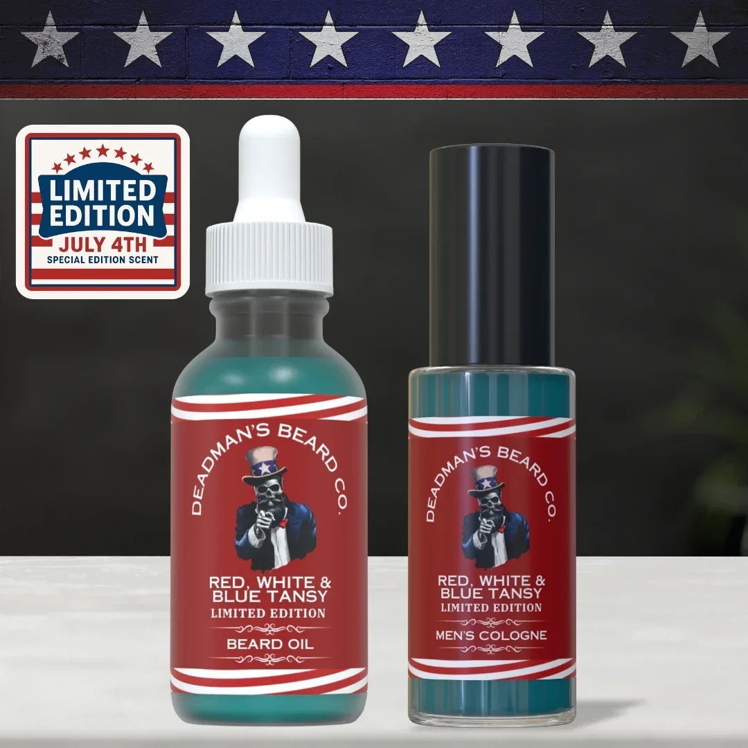 Red, White & Blue Tansy Beard Oil - LE