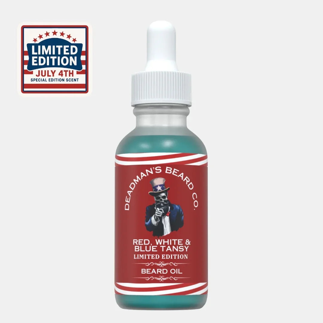 Red, White & Blue Tansy Beard Oil - LE