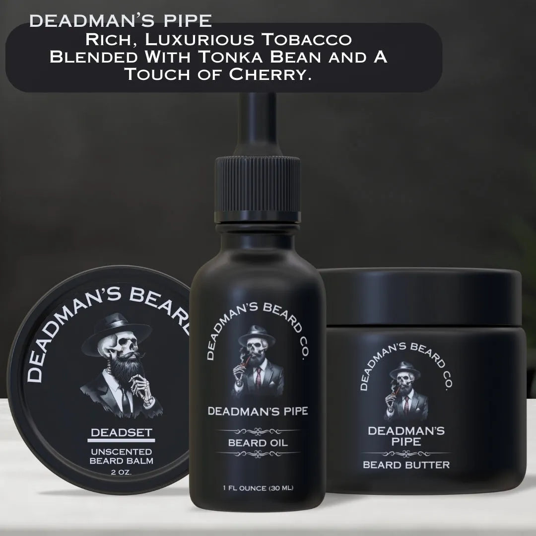 Beard Oil, Butter & Deadset Balm Combo Kit