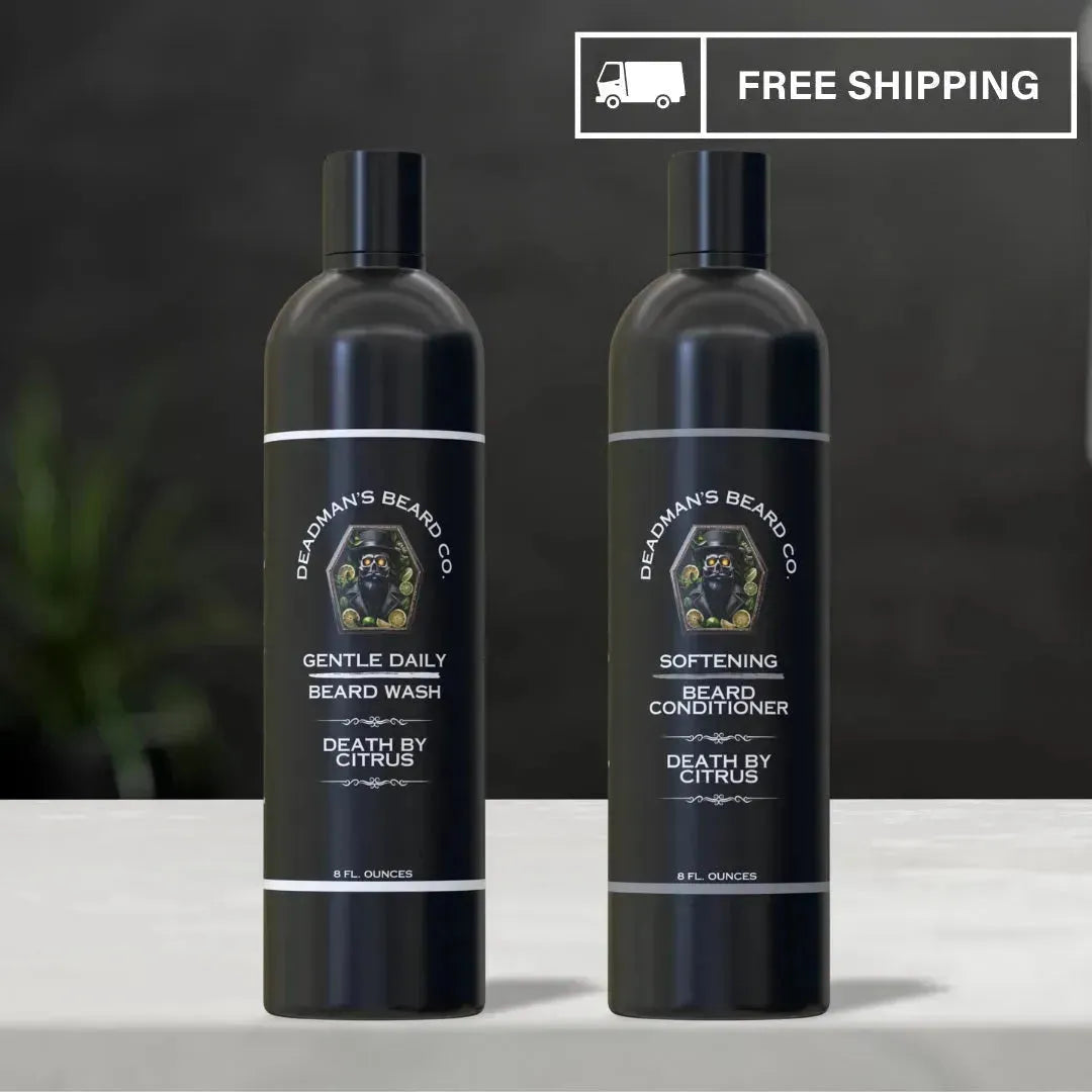 Beard Wash & Conditioner Combo Kit - EO Line - Deadman's Beard Co.
