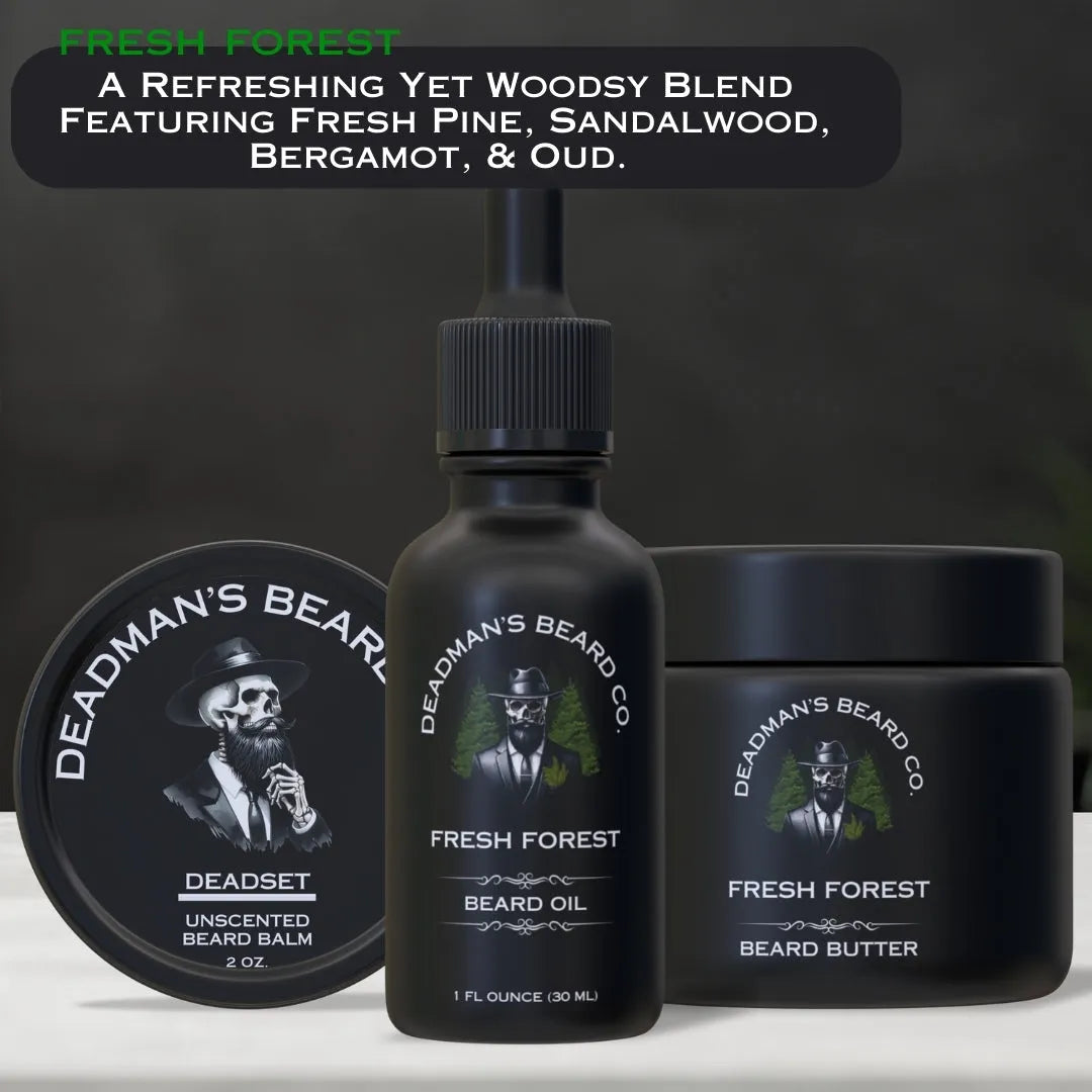 Beard Oil, Butter & Deadset Balm Combo Kit