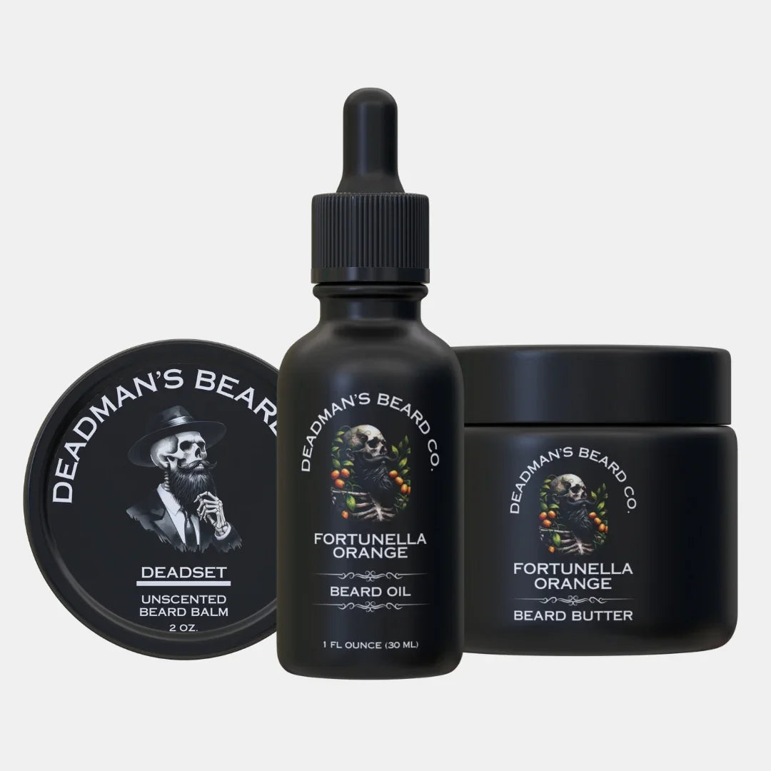 Beard Oil, Butter & Balm Kit