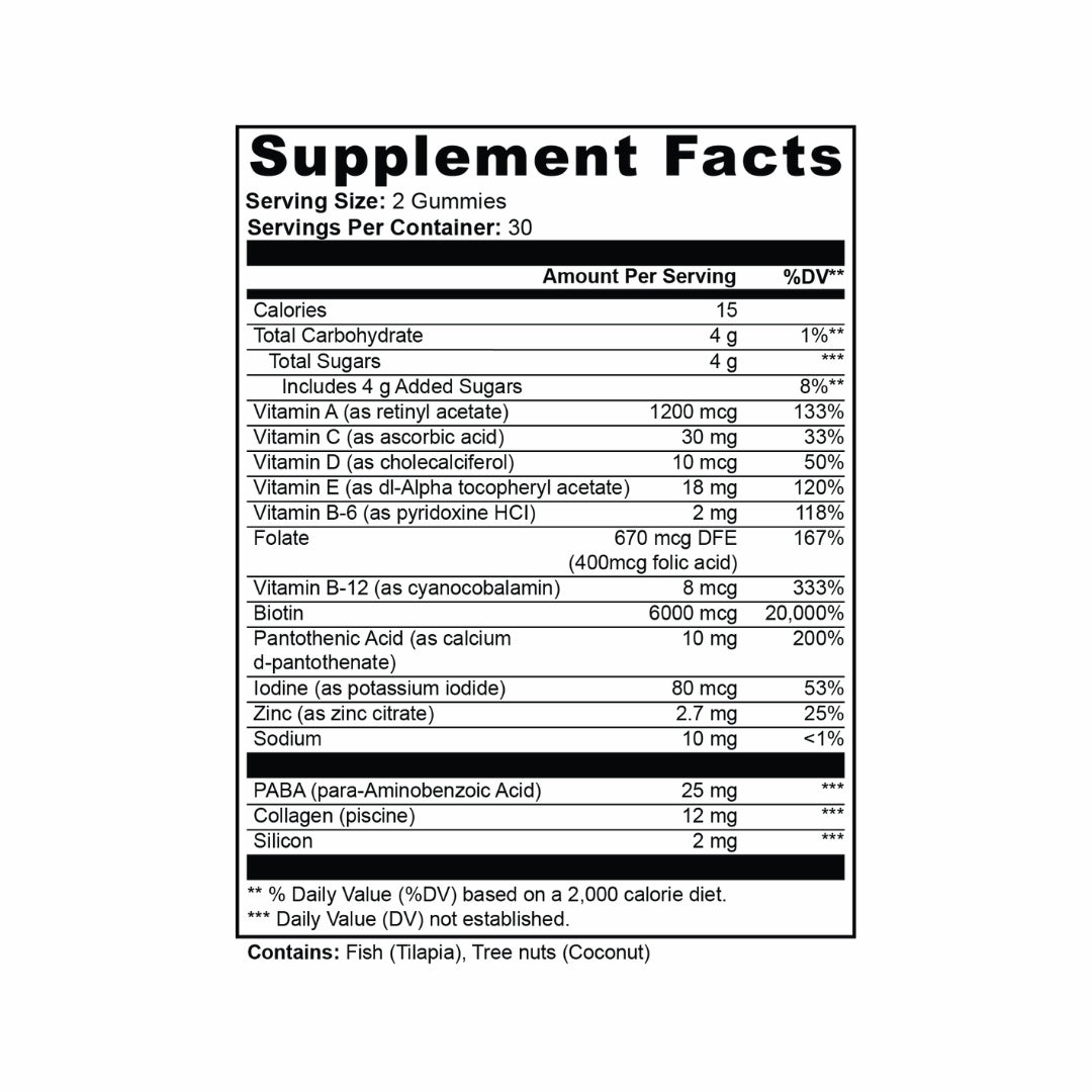 Deadman's Beard Growth Gummies