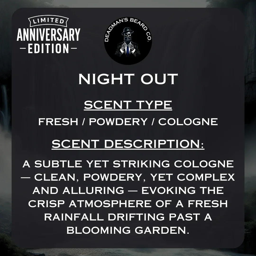 Night Out Beard Oil - Limited Anniversary Edition