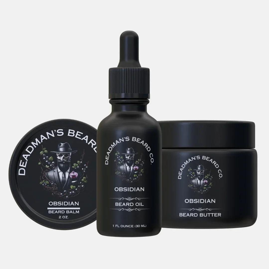 Beard Oil, Butter & Balm Kit