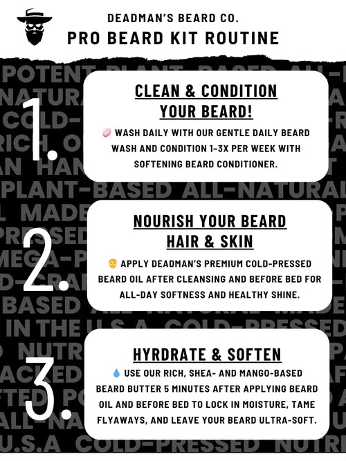 Deadman's Pro Beard Care Kit