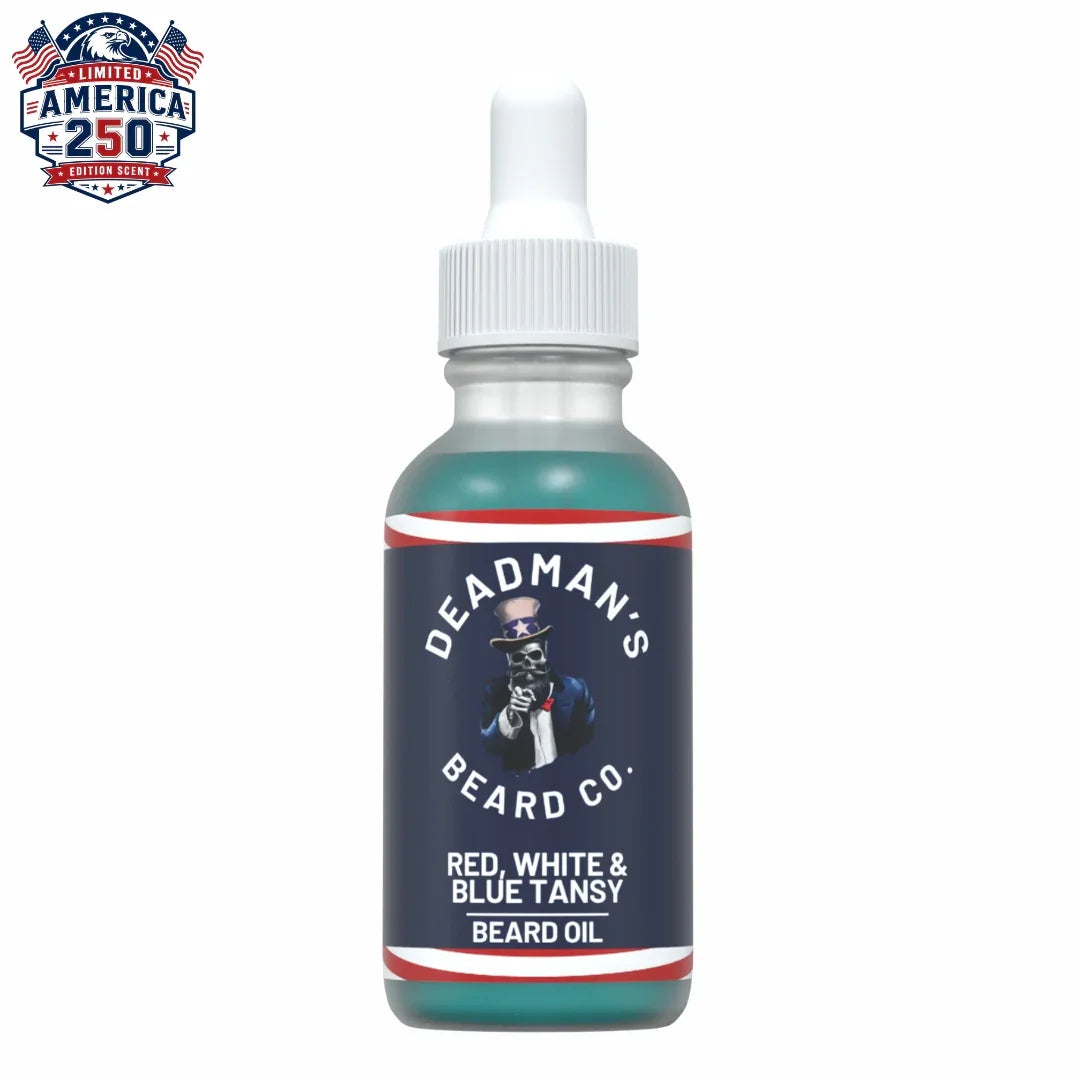 Red, White & Blue Tansy Beard Oil - LTD Edition