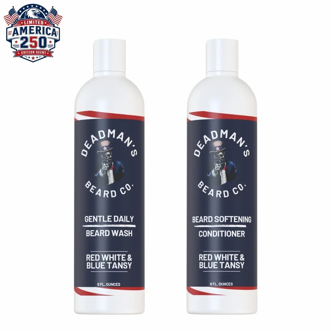 Red, White & Blue Tansy Beard Wash & Conditioner - LTD EDITION