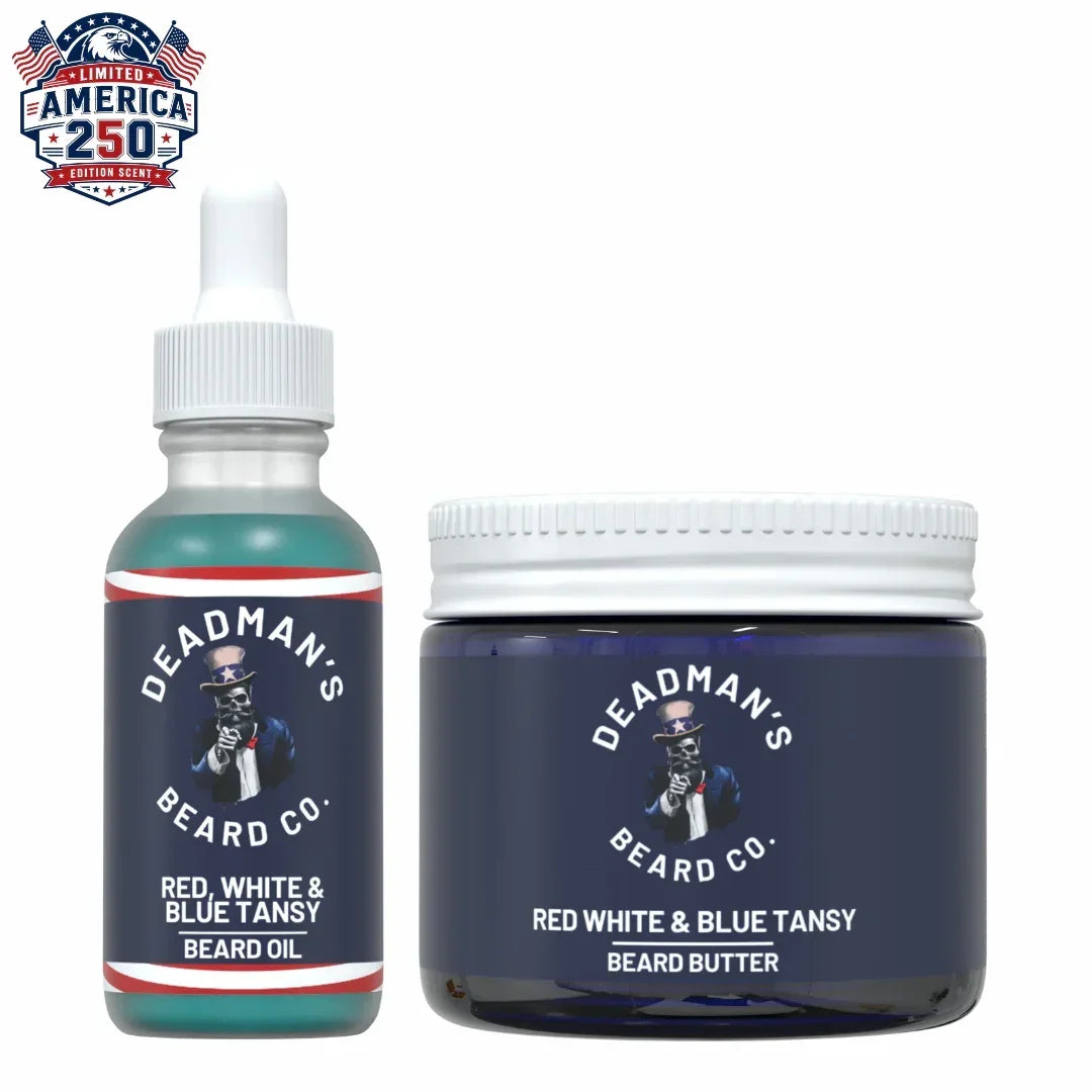 Red, White & Blue Tansy Beard Oil & Butter - LTD Edition