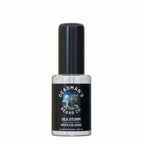 Deadman's Beard Co. Sea Storm Men's Cologne bottle with black cap and nautical label