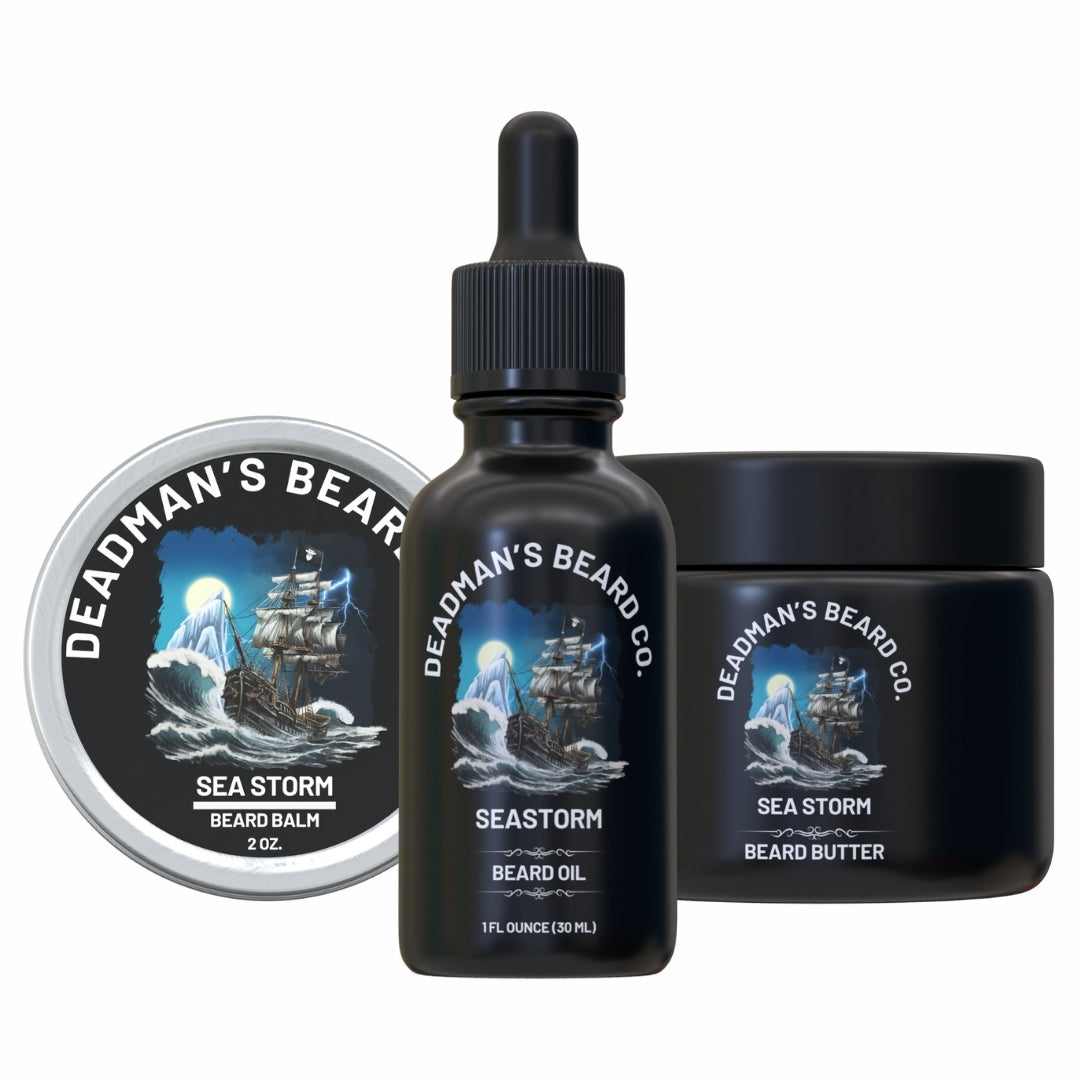 Beard Oil, Butter & Balm Kit