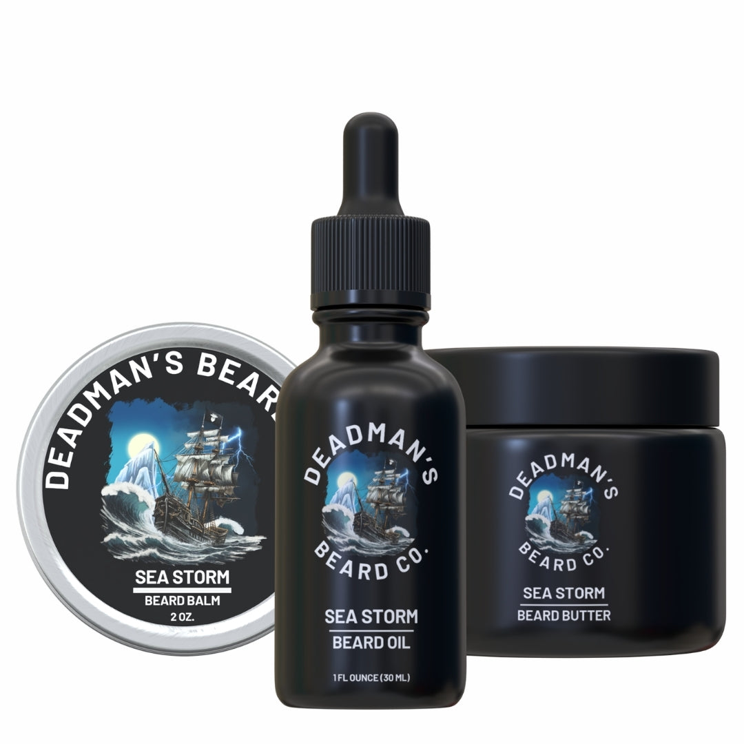 Beard Oil, Butter & Balm Kit