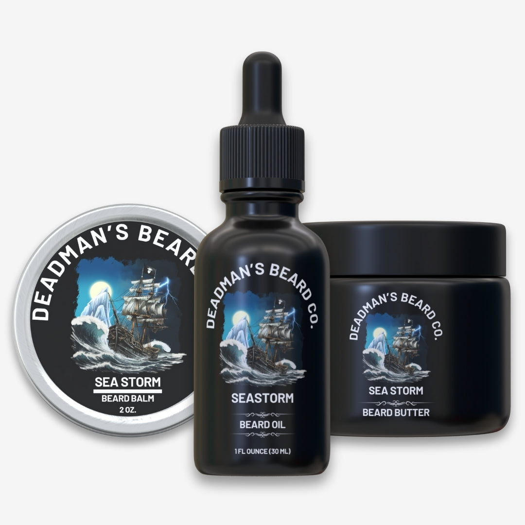 Beard Oil, Butter & Balm Kit