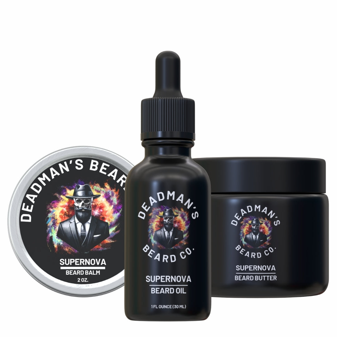 Beard Oil, Butter & Balm Kit