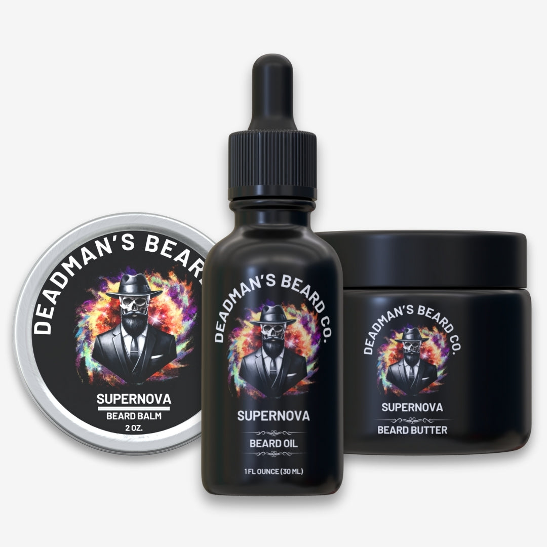 Beard Oil, Butter & Balm Kit