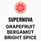 Supernova grapefruit bergamot bright spice scent icon