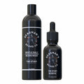 Deadman's Beard Co. Gentle Daily Beard Wash and The Study Beard Oil, all-natural grooming essentials
