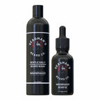 Deadman's Beard Co. Widowmaker beard wash and oil set for daily grooming