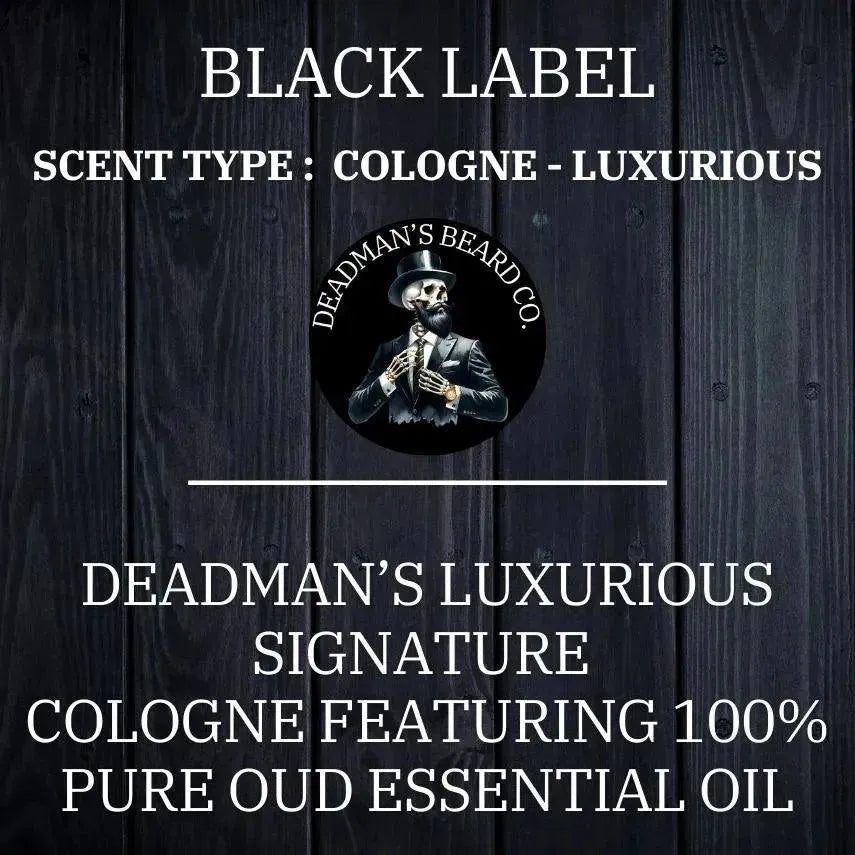 Black Label Beard Oil - Deadman's Beard Co.