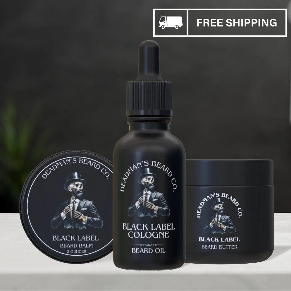 Black Label Beard Oil - Deadman's Beard Co.