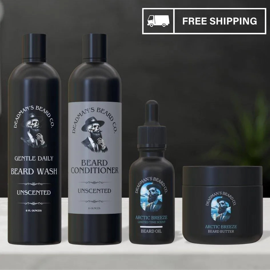 Deadman's Ultimate Soft Beard Kit - Wash Scent Chosen At Checkout! - Deadman's Beard Co.