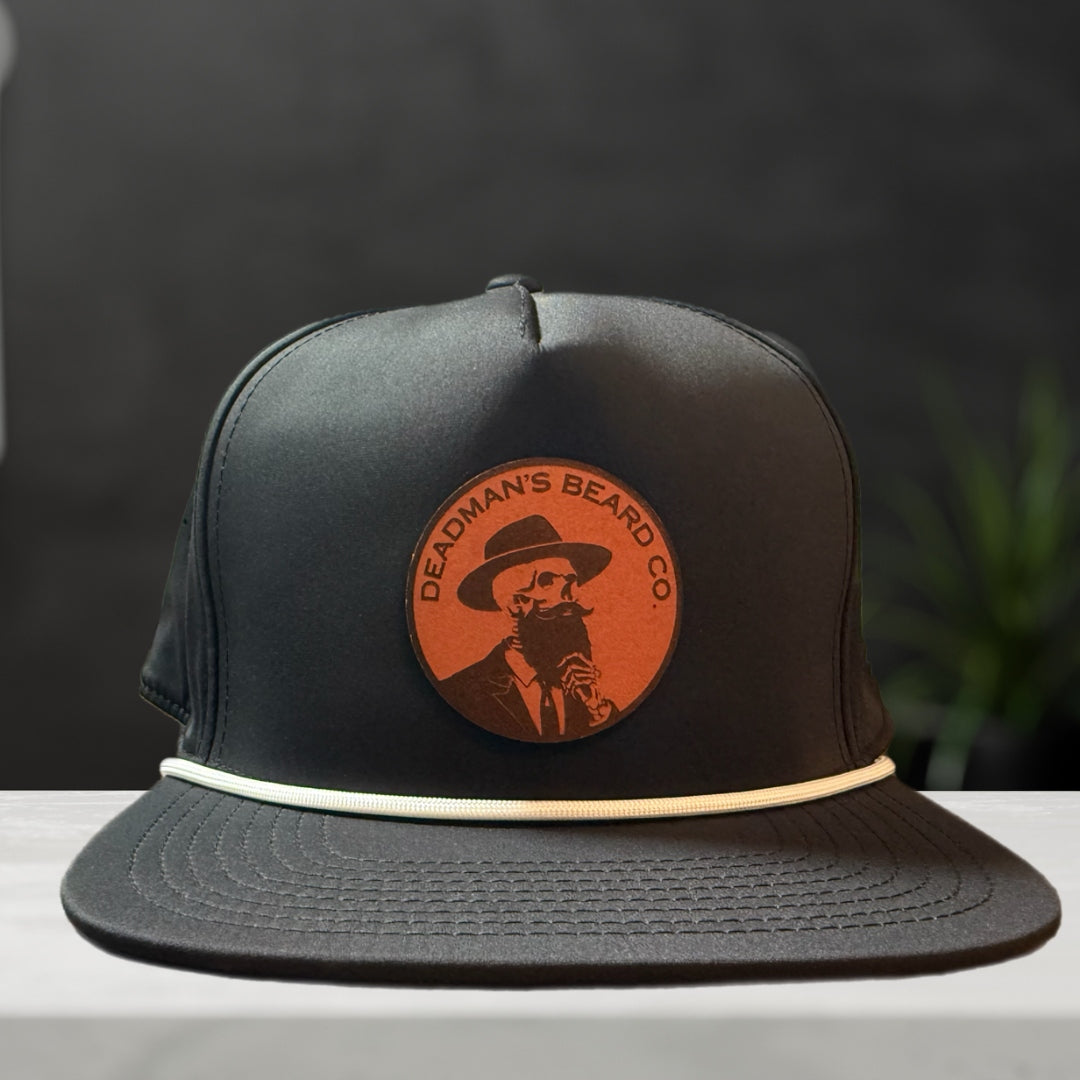 Deadman's Leather Patch Rope Hat