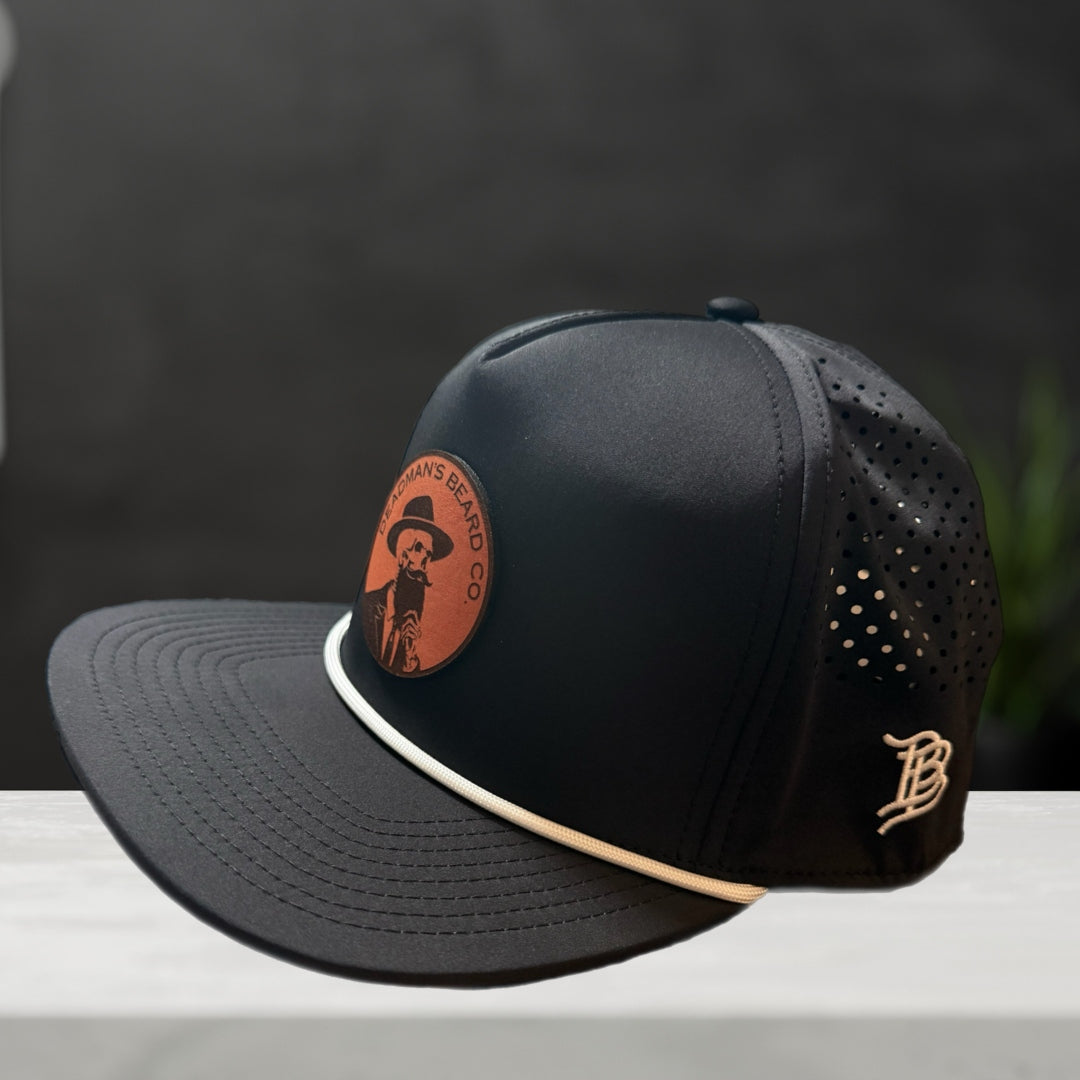 Deadman's Leather Patch Rope Hat