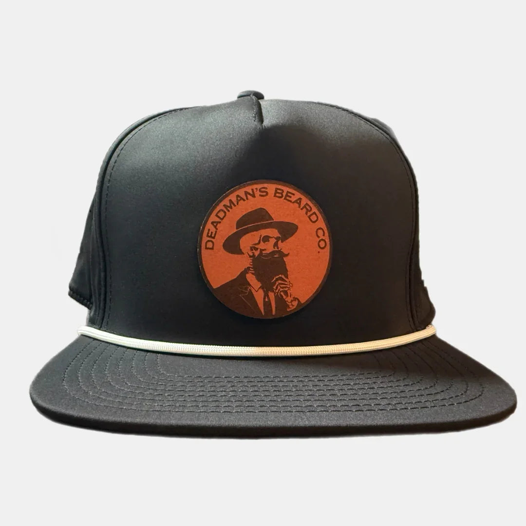 Deadman's Leather Patch Rope Hat