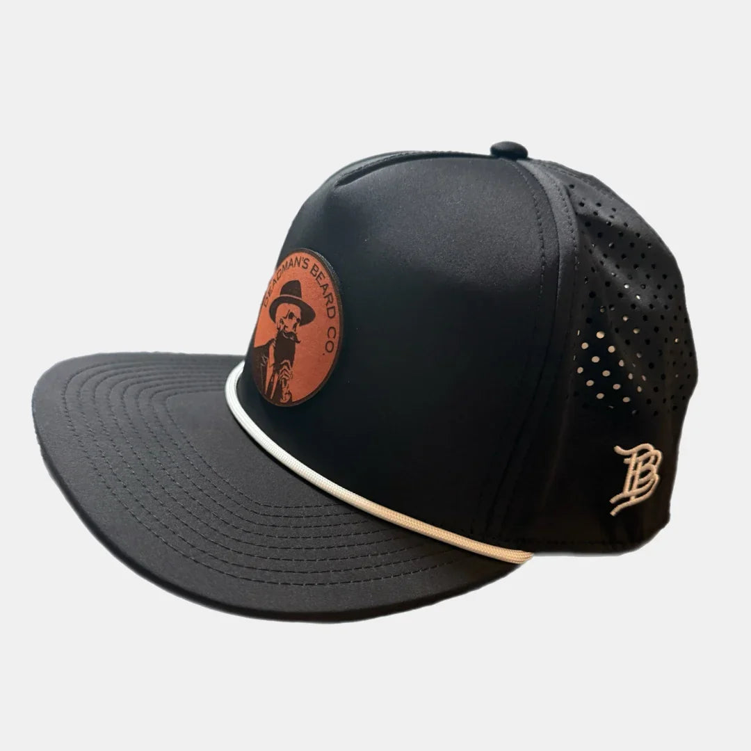 Deadman's Leather Patch Rope Hat
