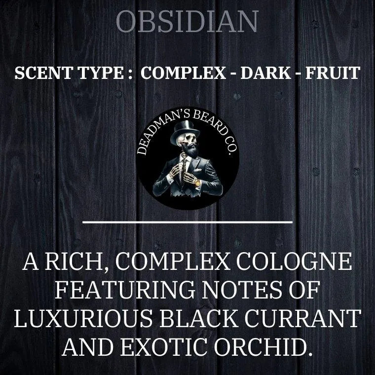 Obsidian Beard Oil - Deadman's Beard Co.