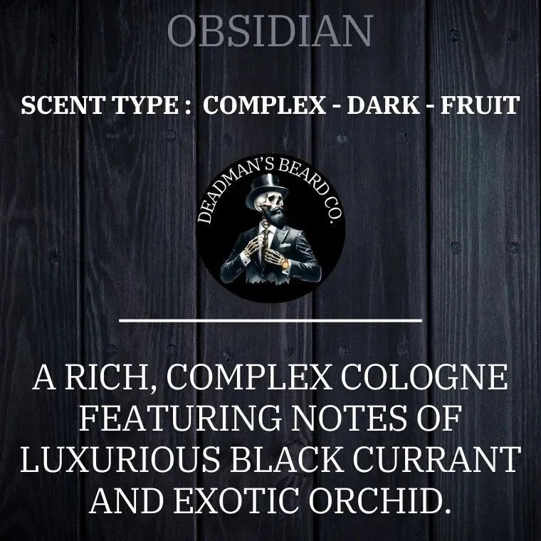 Obsidian Cologne - Deadman's Beard Co.