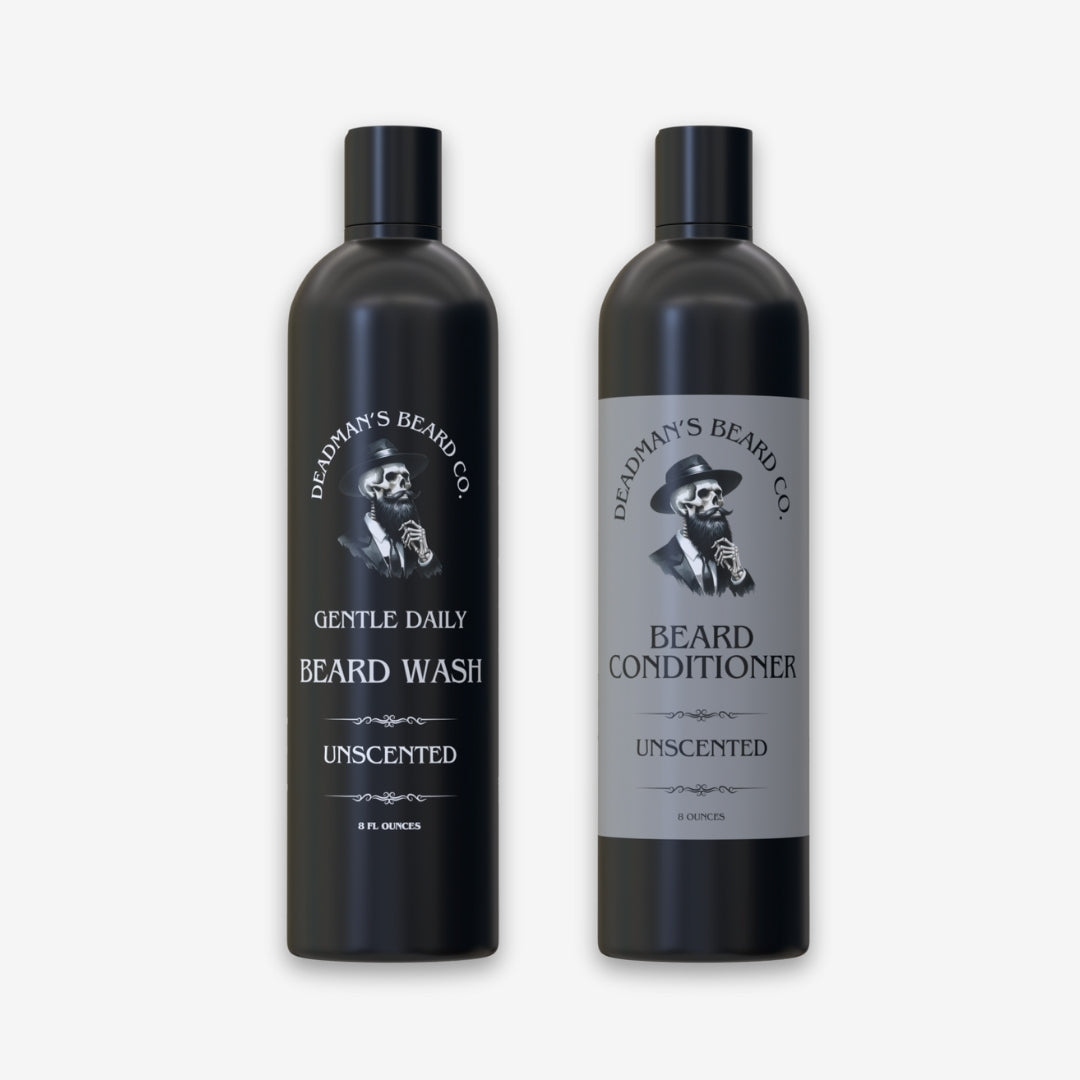 Unscented Beard Wash And Conditioner - PREVIOUS FORMULA